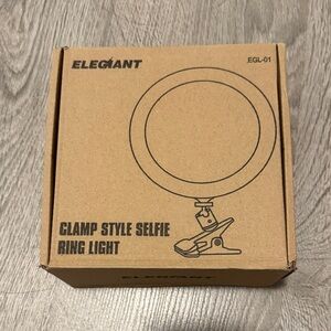NWT Elegiant Clamp Style Selfie Ring Light